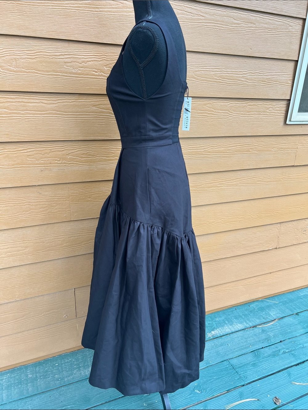 ALICE + OLIVIE Diana Midi Dress *FLAW* - Picture 9 of 15